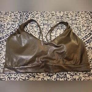 Athleta Metallic Silver Women's Bralette